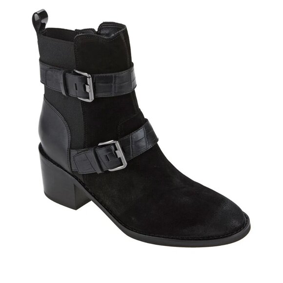 Donald J. Pliner Dahlin Suede Bootie NWOB - Picture 2 of 9